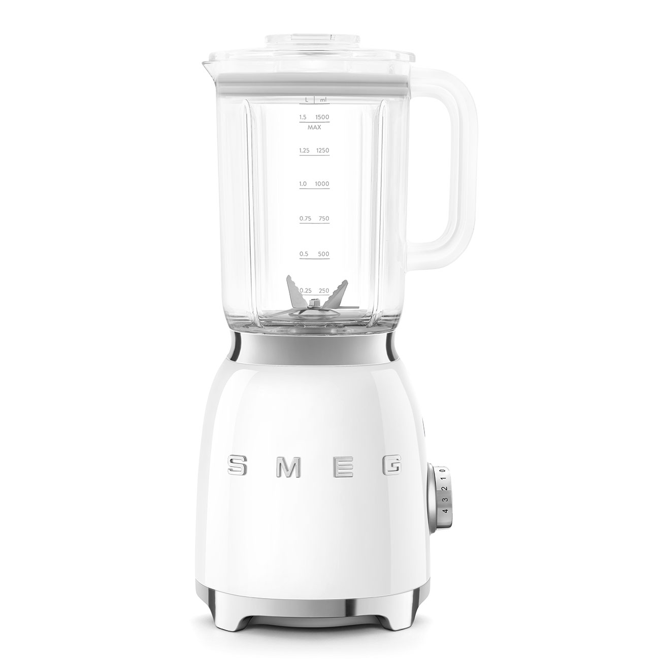 SMEG BLF03WHEU – בלנדר רטרו 800W עם קנקן Tritan בנפח 1.5 ל' סמג בצבע לבן – תמונה 5