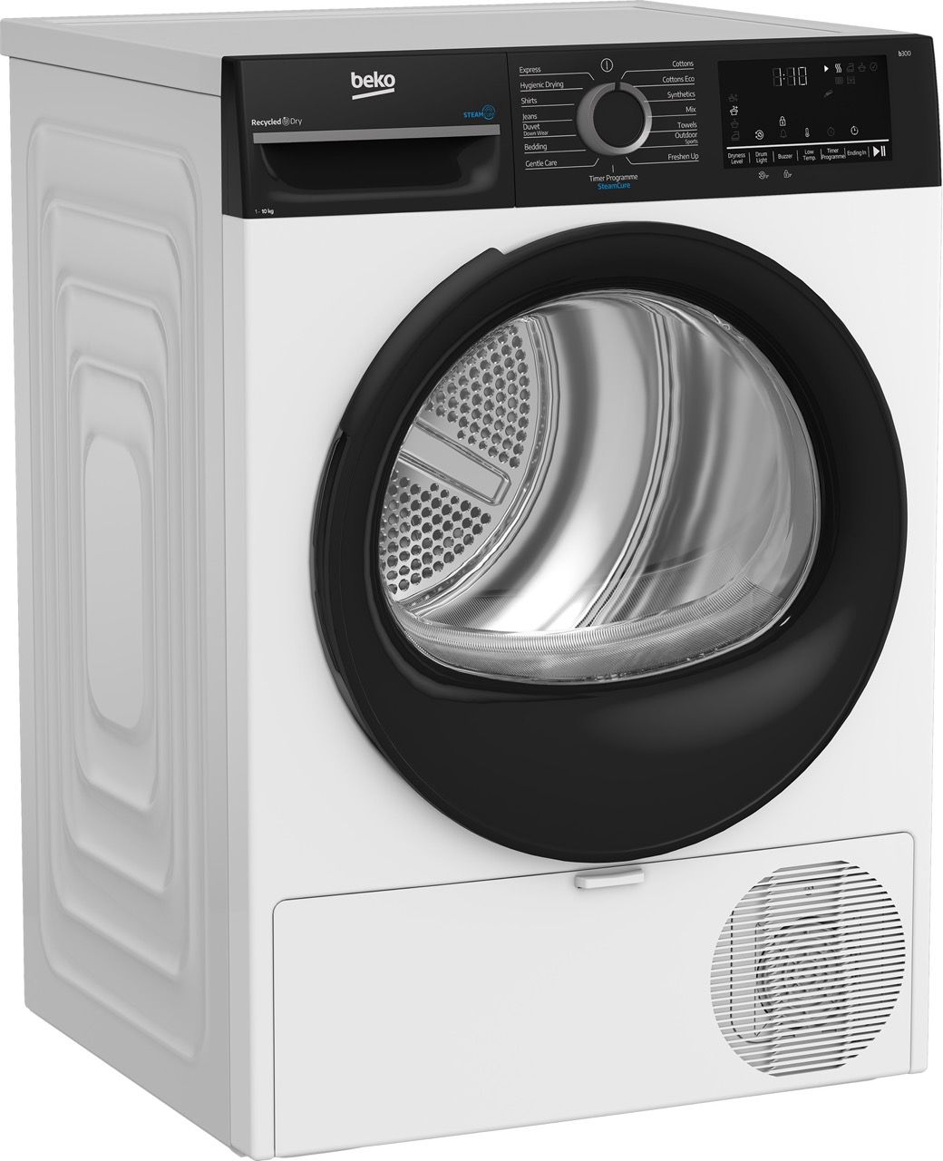 Beko BM3T41025W מייבש כביסה 10 ק"ג בקו Heat-Pump קונדנסור ללא צינור עם משאבת חום וטיפול בקיטור - יבואן רשמי – תמונה 2