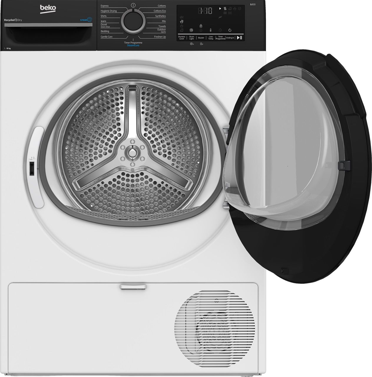 Beko BM3T41025W מייבש כביסה 10 ק"ג בקו Heat-Pump קונדנסור ללא צינור עם משאבת חום וטיפול בקיטור - יבואן רשמי – תמונה 4