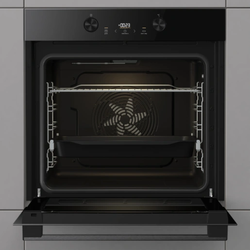 תנור בנוי Gorenje גורניה דגם BOS6737E05DBG נפח 77 ליטר עם תוכנית פיצה 300°C ודלת קרה | משלוח מהיר – תמונה 5