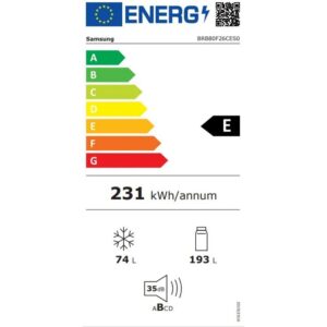 Samsung BRB80F26CEFO - מקרר אינטגרלי מקפיא תחתון 267 ליטר שבת מהדרין | יבואן רשמי-משלוח מהיר