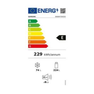 Samsung BRB80F30AES0 – מקרר אינטגרלי מקפיא תחתון 298 ליטר Space Max סמסונג | יבואן רשמי