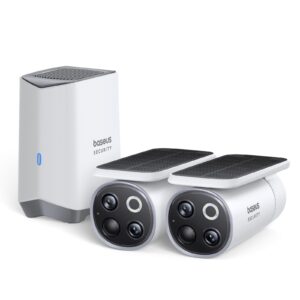 Baseus Security S1 Pro Outdoor Dual Camera 3K זוג מצלמות אבטחה סולאריות אלחוטיות WIFI - יבואן רשמי