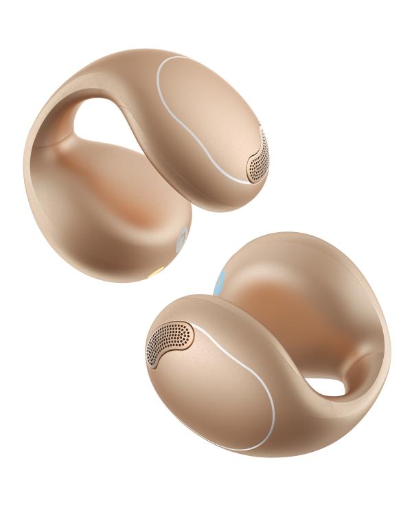 soundcore C40i – אוזניות Open Ear Clip-On בצבע זהב לספורט יומיומי | יבואן רשמי