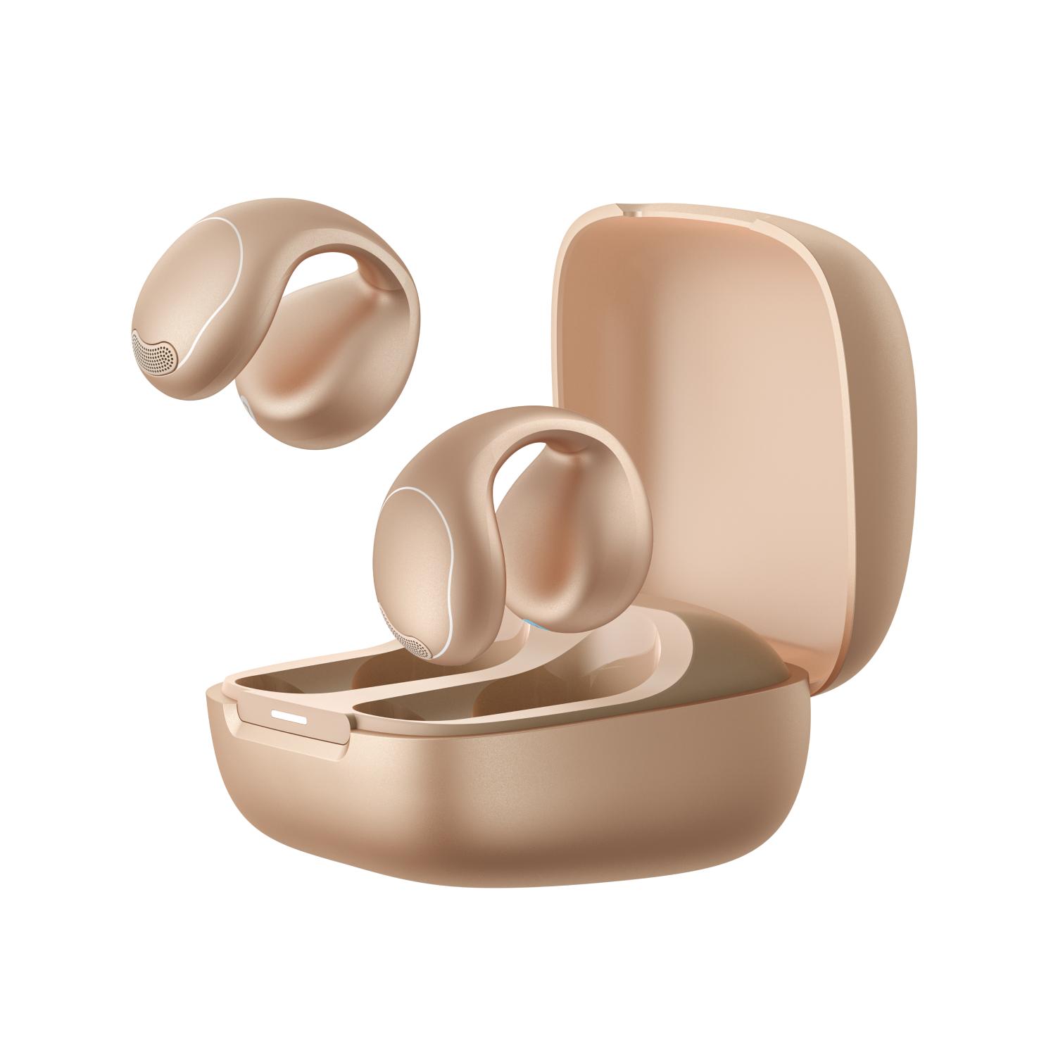 soundcore C40i – אוזניות Open Ear Clip-On בצבע זהב לספורט יומיומי | יבואן רשמי – תמונה 4