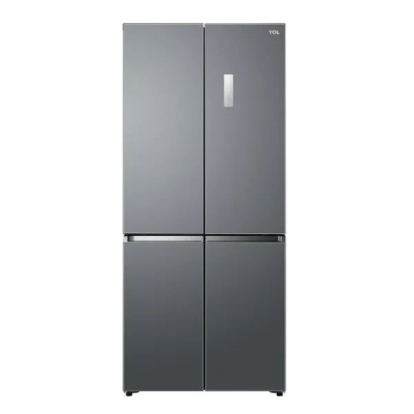 TCL C635CDB מקרר 4 דלתות מקפיא תחתון 521 ליטר נירוסטה מושחרת – תמונה 2