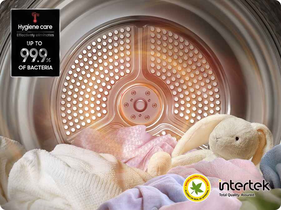 Samsung DV90DB7845GE – מייבש כביסה 9 ק"ג Heat Pump עם AI Dry ודלת דו-כיוונית | יבואן רשמי – תמונה 3