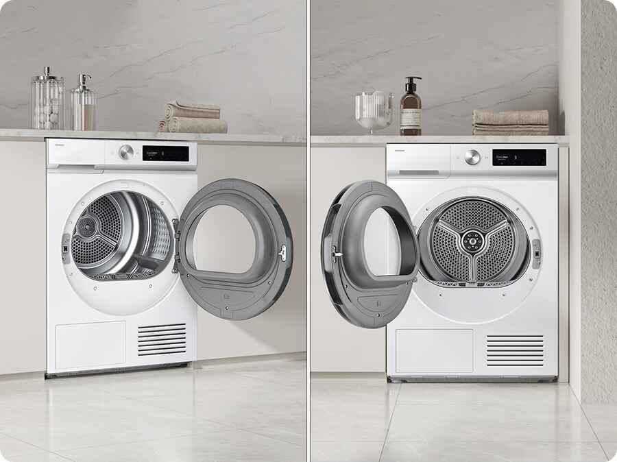 Samsung DV90DB7845GE – מייבש כביסה 9 ק"ג Heat Pump עם AI Dry ודלת דו-כיוונית | יבואן רשמי – תמונה 4