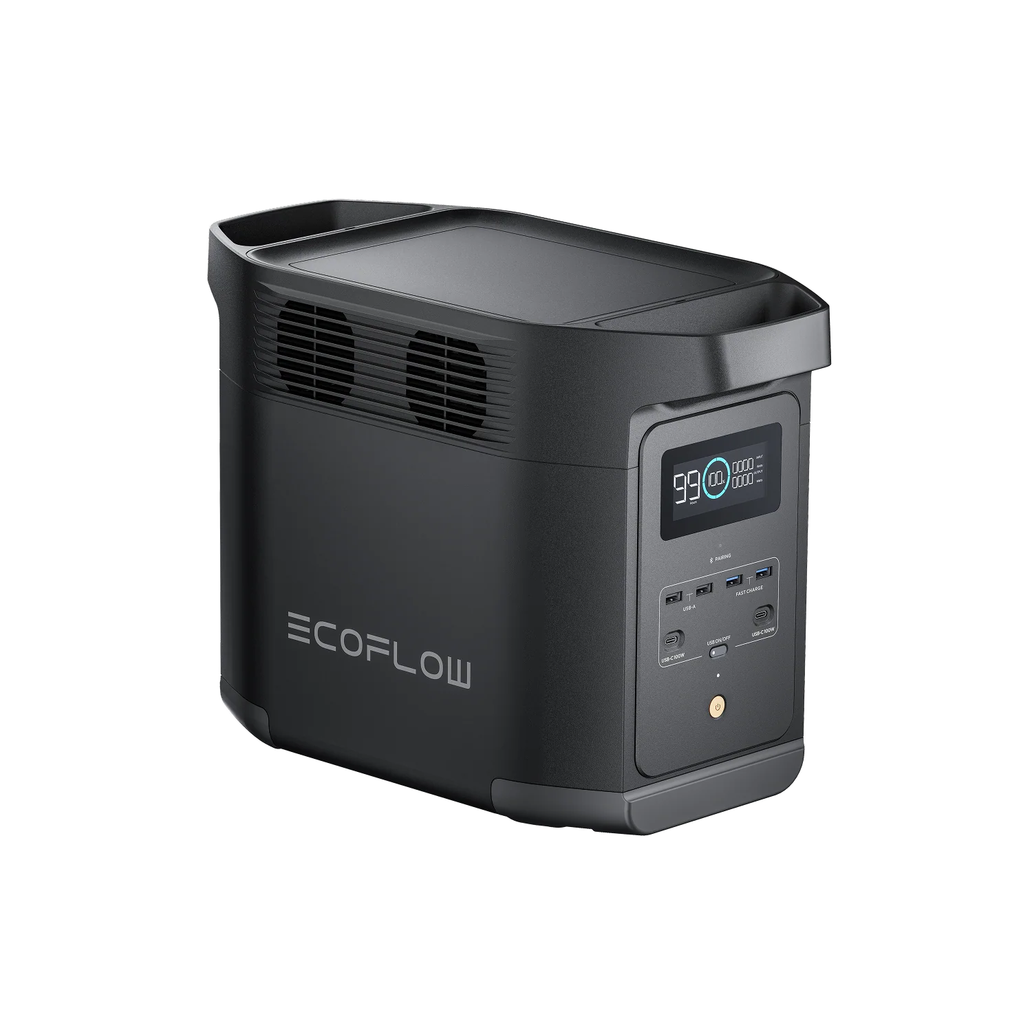 תחנת כוח ניידת EcoFlow DELTA 2 Black E980 – גיבוי חשמל חכם 980Wh | יבואן רשמי-משלוח מהיר