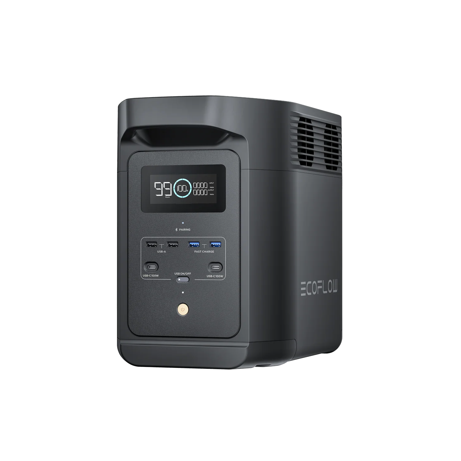 תחנת כוח ניידת EcoFlow DELTA 2 Black E980 – גיבוי חשמל חכם 980Wh | יבואן רשמי-משלוח מהיר – תמונה 4