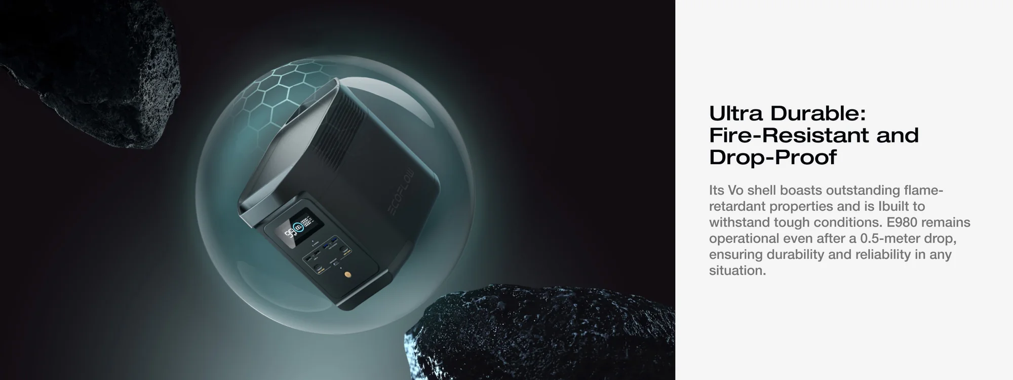 תחנת כוח ניידת EcoFlow DELTA 2 Black E980 – גיבוי חשמל חכם 980Wh | יבואן רשמי-משלוח מהיר – תמונה 10