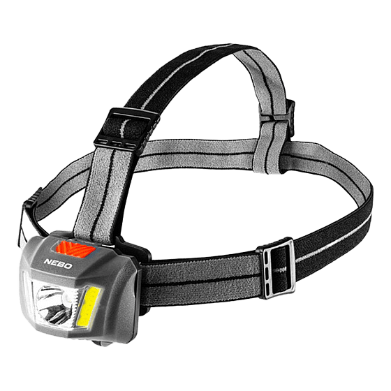 NEBO EINSTEIN 250 - פנס ראש חזק 250 לומן עם תאורה רחבה וספוט, קל ונוח לשטח ולעבודה | יבואן רשמי