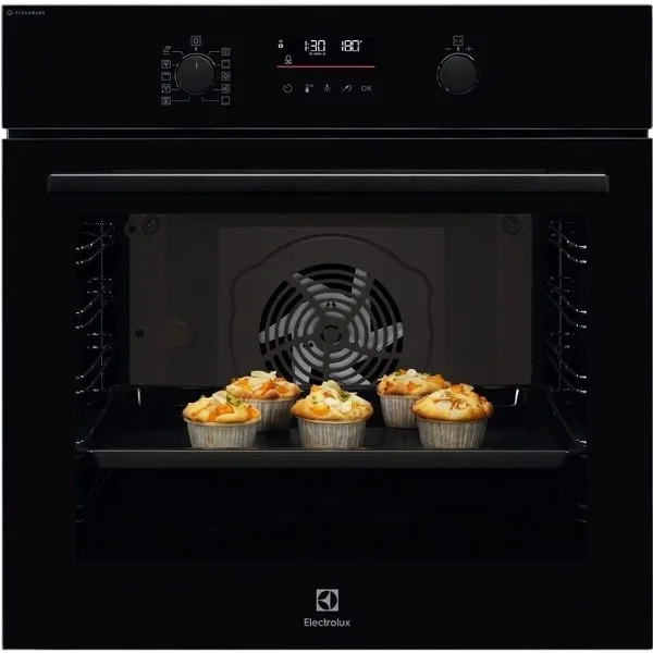 Electrolux EOP5322K תנור בנוי רב תכליתי פירוליטי 60 ס"מ אלקטרולוקס בצבע זכוכית שחורה תוצרת איטליה | יבואן רשמי – תמונה 2