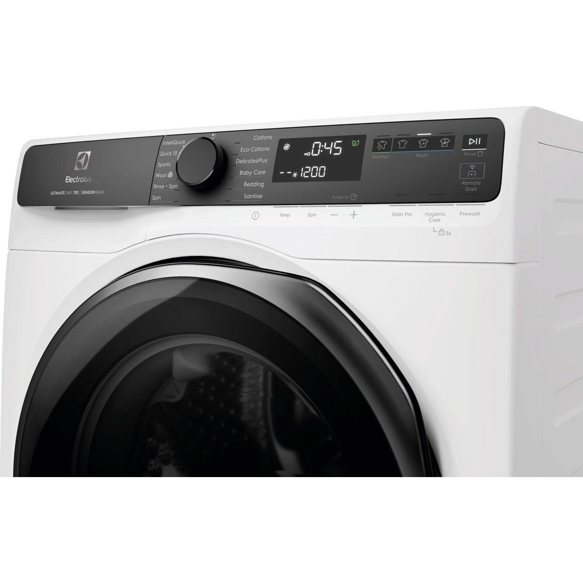 Electrolux EWF1143R7WC - מכונת כביסה 11 ק"ג פתח חזית 1400 סל"ד בצבע לבן | יבואן רשמי – תמונה 2