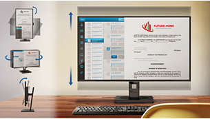 SmartErgoBase מאפשר כוונונים ארגונומיים ידידותיים לאדם