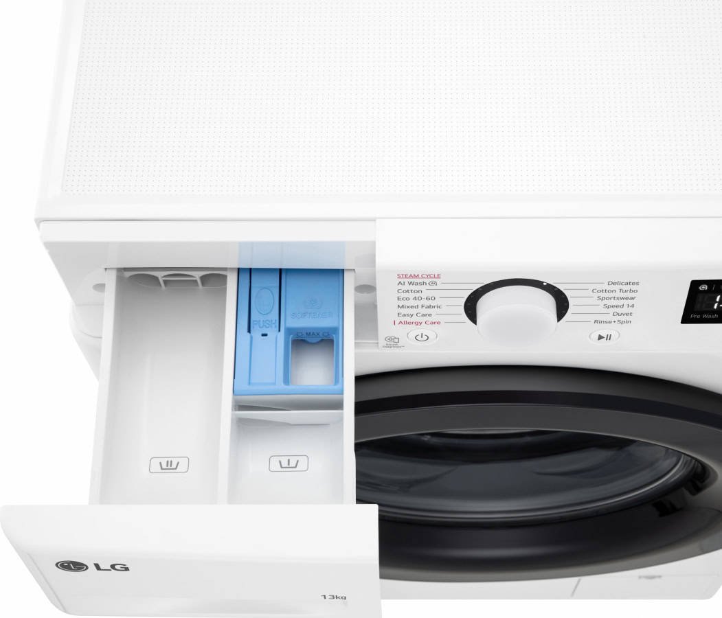 מכונת כביסה פתח קדמי LG F4WR513SBW – קיבולת 13 ק״ג עם AI DD ו־Steam | משלוח מהיר – תמונה 7