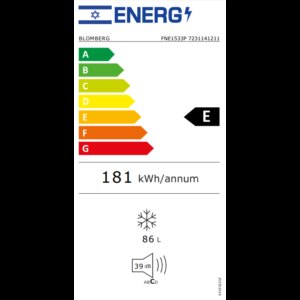 מקפיא 3 מגירות Blomberg FNE-1533P: קירור No Frost צבע לבן | יבואן רשמי