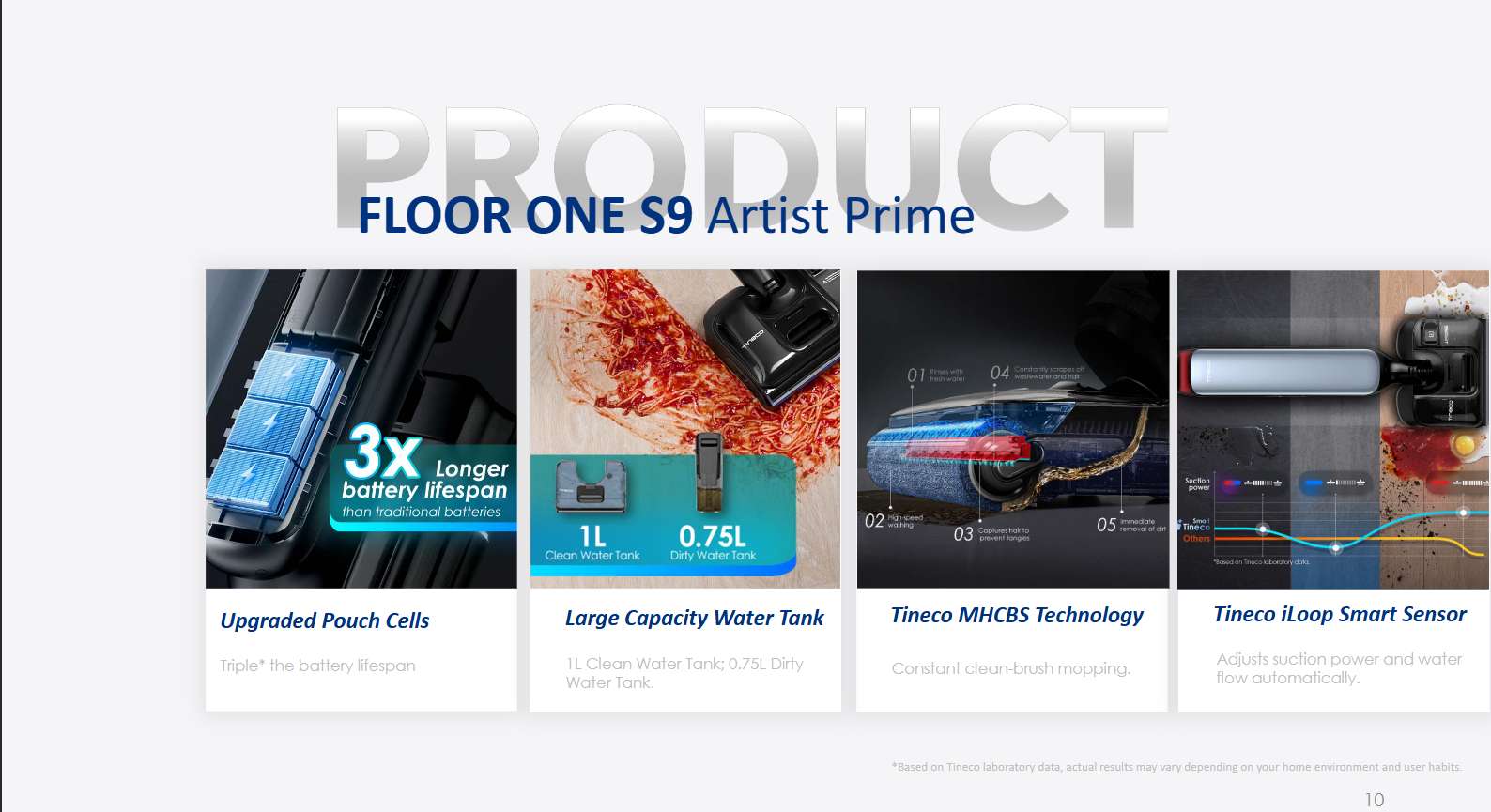 Tineco FLOOR ONE S9 Artist Prime שואב שוטף אלחוטי טינקו 22000Pa עם ניקוי עצמי – תמונה 11