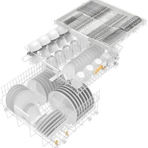 מדיח כלים אינטגרלי מלא Miele G5150 SCVI - עם 14 מערכות כלים QuickPowerWash | יבואן רשמי-משלוח מהיר
