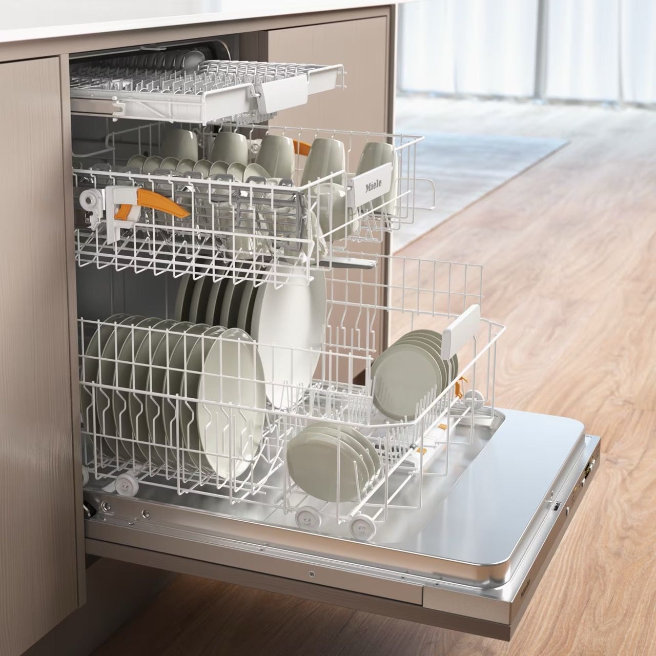 מדיח כלים אינטגרלי מלא Miele G5150 SCVI - עם 14 מערכות כלים QuickPowerWash | יבואן רשמי-משלוח מהיר – תמונה 10