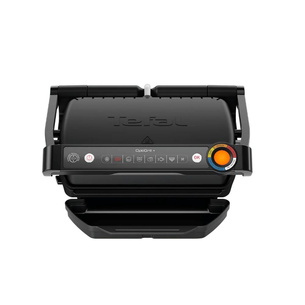 Tefal OptiGrill GC7178G1 - טוסטר גריל לחיצה חכם 2000W טפאל עם תוכניות אוטומטיות | יבואן רשמי