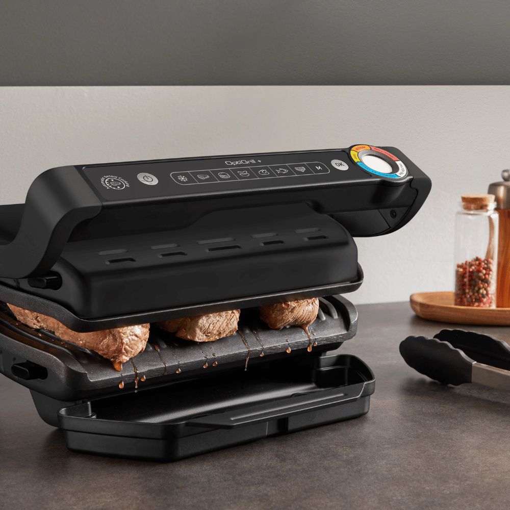 Tefal OptiGrill GC7178G1 - טוסטר גריל לחיצה חכם 2000W טפאל עם תוכניות אוטומטיות | יבואן רשמי – תמונה 4