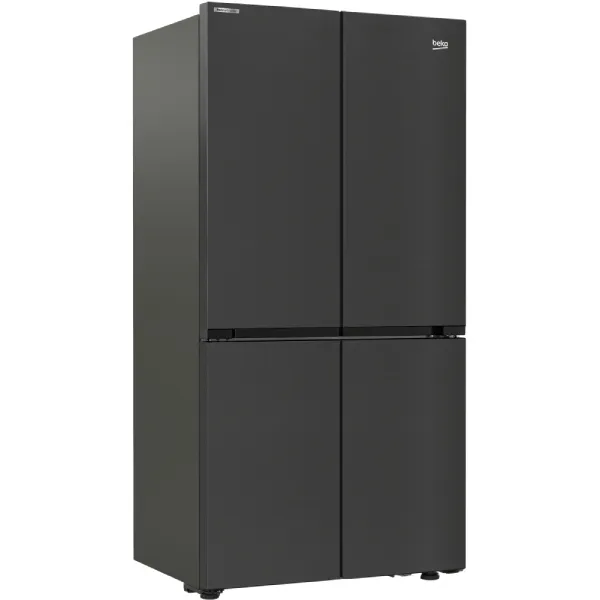 BEKO GN1406226XBR מקרר 4 דלתות מקפיא תחתון בקו 572 ליטר NeoFrost נירוסטה מושחרת עם מצב שבת - יבואן רשמי | משלוח מהיר – תמונה 6