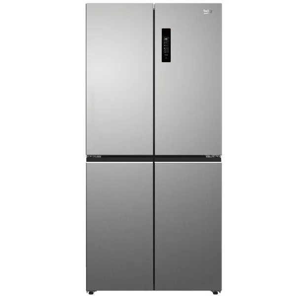BEKO GN91601XP - מקרר 4 דלתות מקפיא תחתון 601 ליטר עם מצב שבת מובנה - בצבע נירוסטה | יבואן רשמי-משלוח מהיר