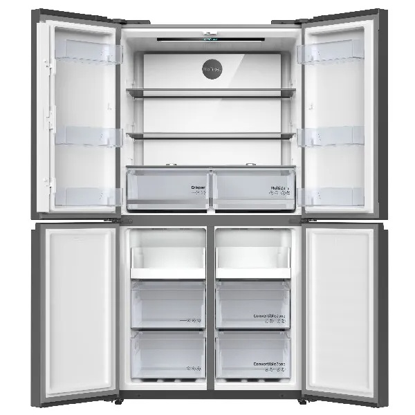 BEKO GN91601XP - מקרר 4 דלתות מקפיא תחתון 601 ליטר עם מצב שבת מובנה - בצבע נירוסטה | יבואן רשמי-משלוח מהיר – תמונה 2