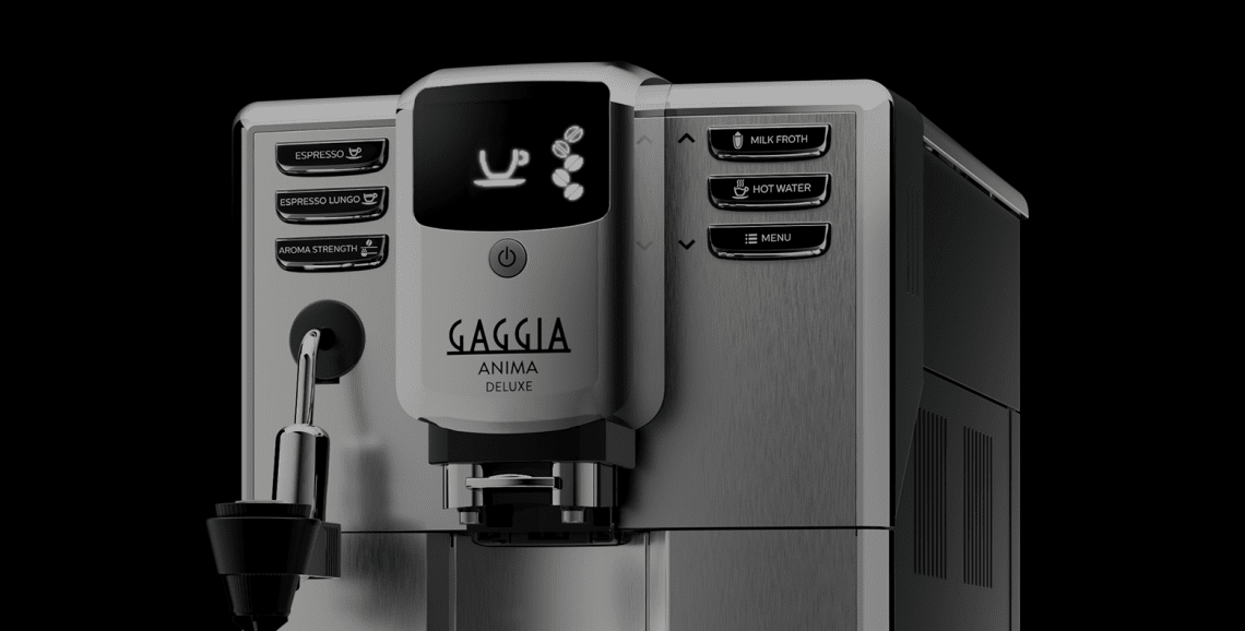 Gaggia Anima Deluxe - מכונת קפה אוטומטית איטלקית עם מקציף חלב | יבואן רשמי
