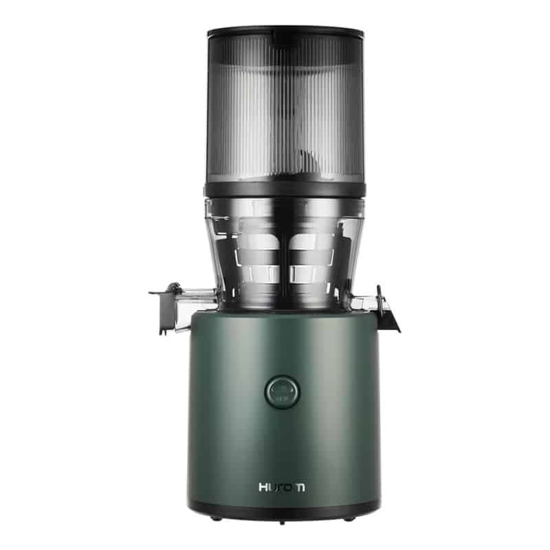 Hurom H320 – מסחטת מיצים עם חיתוך אוטומטי חכם בצבע ירוק עמוק | יבואן רשמי
