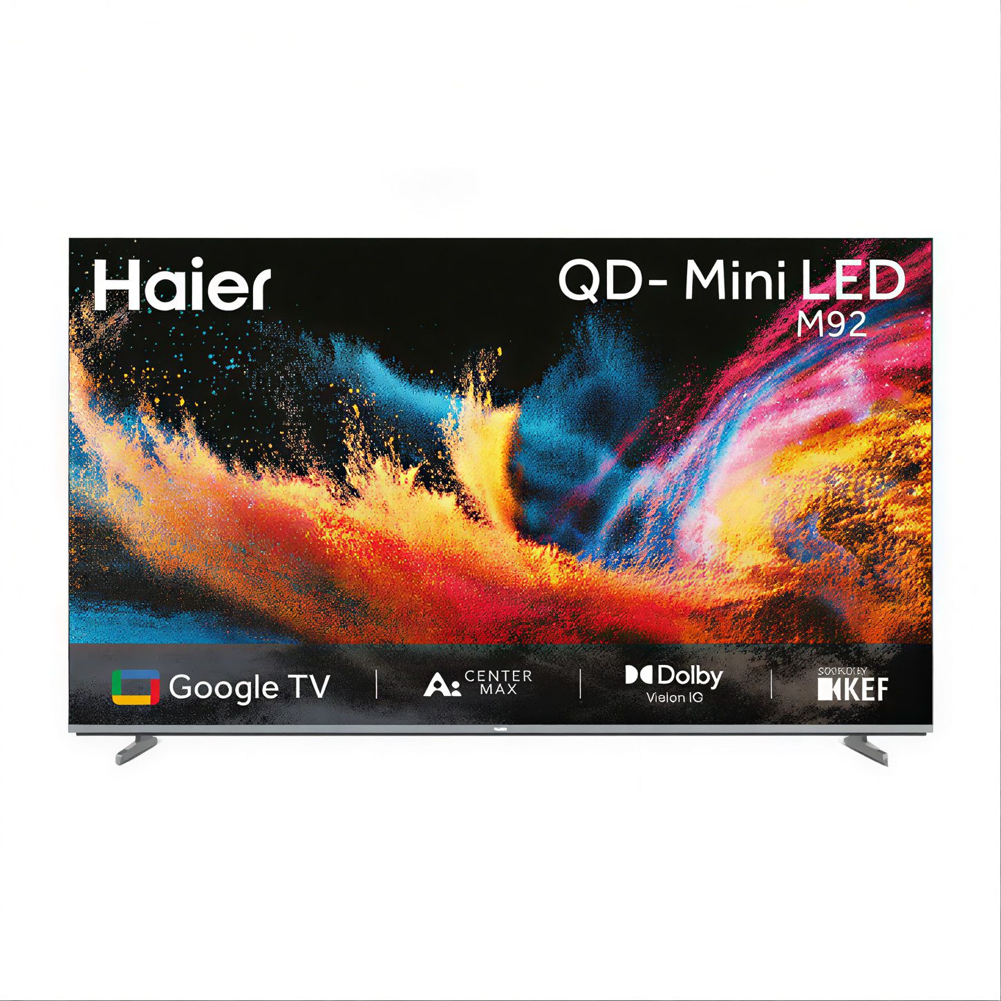 HAIER H75M92FUX - טלוויזיה חכמה 75״ QD-Mini LED 4K 144Hz Google TV | יבואן רשמי