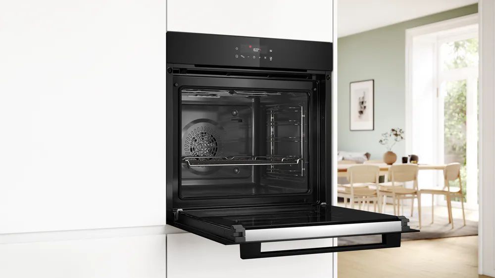 BOSCH HBA571BB4 - תנור אפייה בנוי פירוליטי 60 ס"מ בוש מסדרת Serie 2 בצבע שחור – תמונה 7