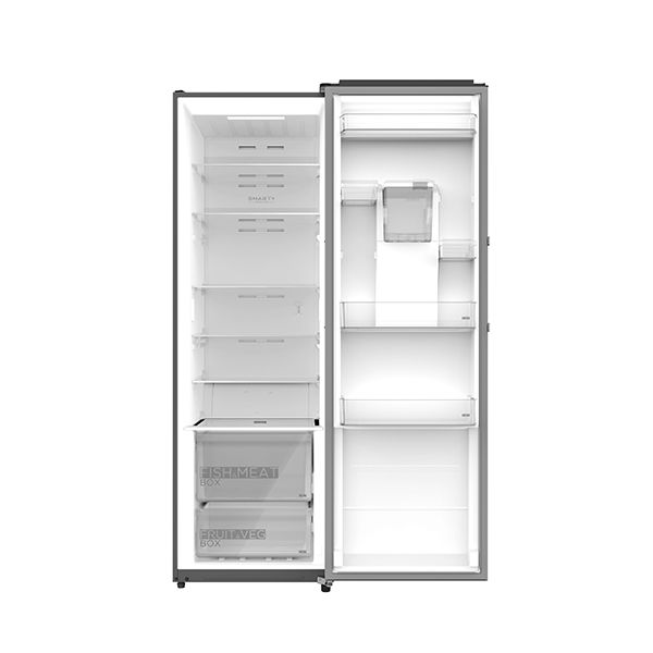 Midea HS-481LWEN – מקרר דלת אחת No Frost בנפח 358 ליטר נירוסטה מידאה | יבואן רשמי – תמונה 3