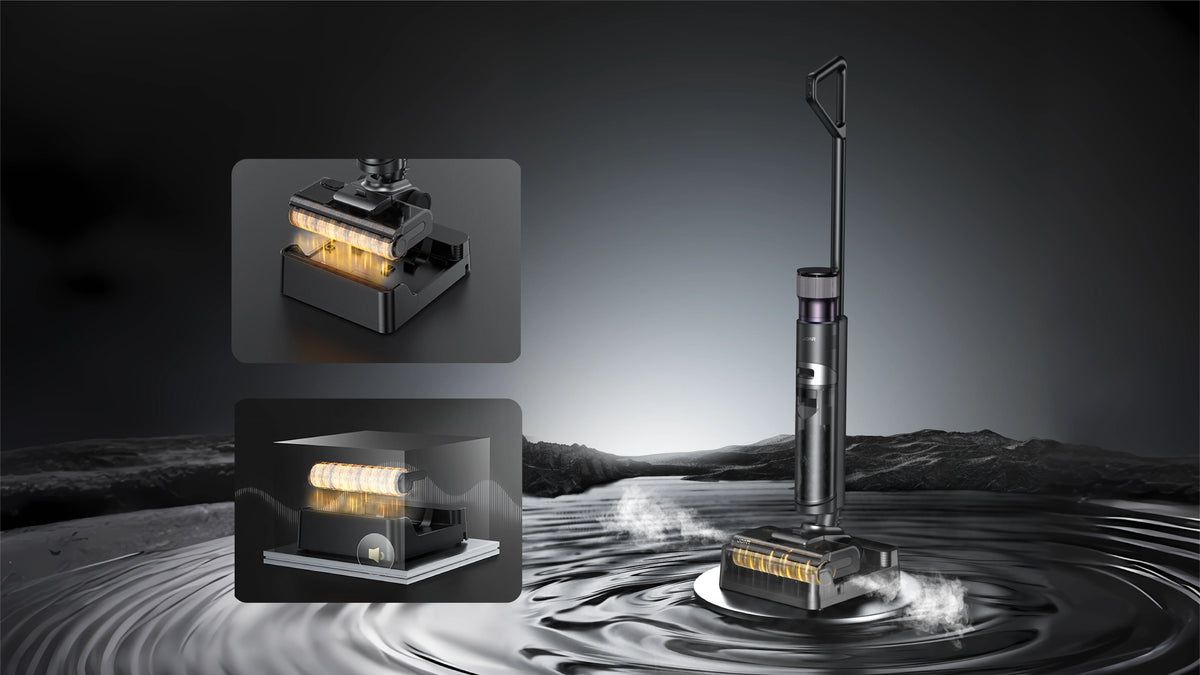 JONR ED12 Pro Max – שואב שוטף רצפות עם מים חמים, שאיבה עוצמתית 17,000Pa ועיצוב Lie-Flat 180° | יבואן רשמי-משלוח מהיר – תמונה 11