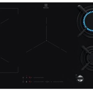 כיריים משולבות גז ואינדוקציה 90 ס"מ Electrolux KDI951723K אלקטרולוקס זכוכית שחורה