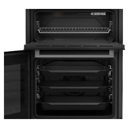 תנור משולב כיריים Beko KFDM62129BB בקו 60 ס"מ דו תאי שחור 110 ליטר עם 4 מבערי גז ופלטת שבת | יבואן רשמי-משלוח מהיר – תמונה 2