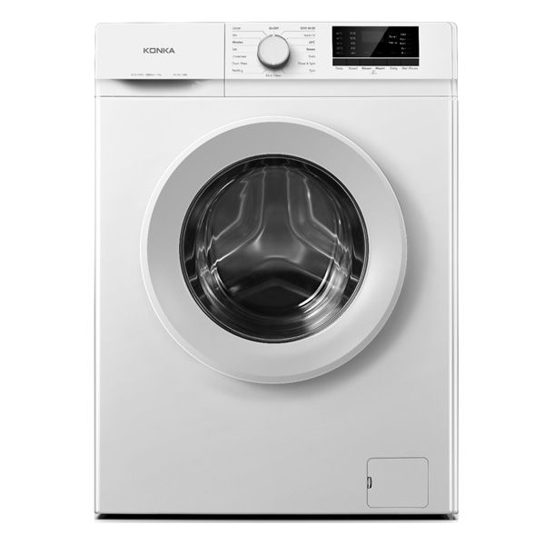 KONKA KG70-1206B- מכונת כביסה פתח קדמי 7 ק"ג לבנה קונקה | יבואן רשמי