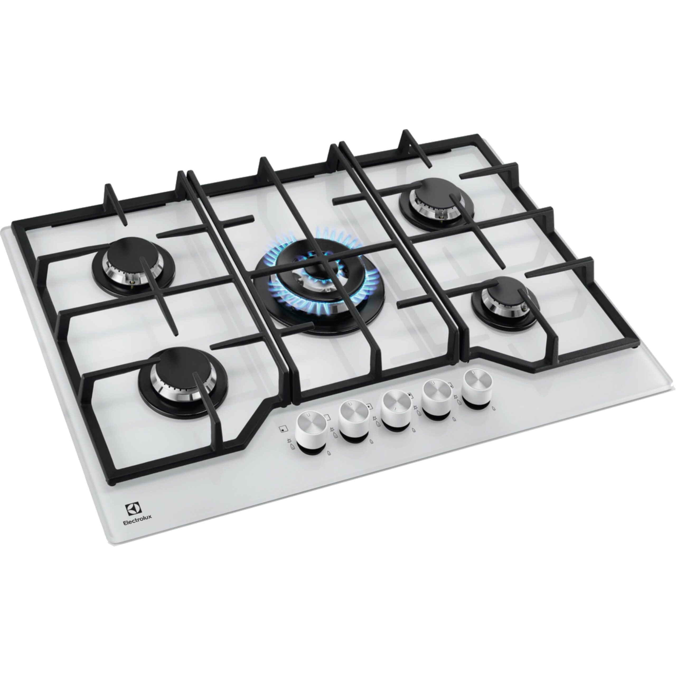 Electrolux KGG75362W - כיריים גז 5 להבות בעיצוב זכוכית לבנה יוקרתי | יבואן רשמי – תמונה 3