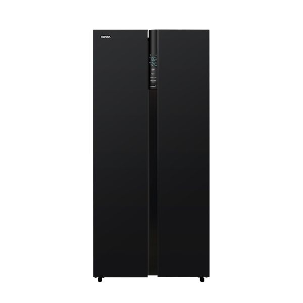 KONKA KRF-600WG- מקרר דלת לצד דלת קונקה 584 ליטר בגימור זכוכית שחורה | יבואן רשמי – תמונה 2