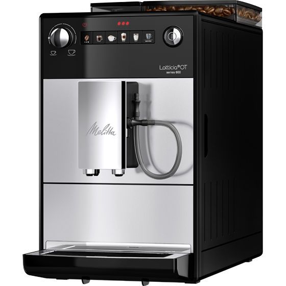Melitta Latticia OT Silver - מכונת קפה אוטומטית יוקרתית עם מקציף חלב בלחיצה אחת – תמונה 2