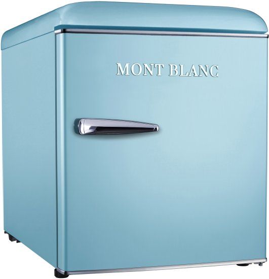 מקרר משרדי קטן Mont Blanc MBR-90DF-BLU מונט בלנק רטרו כחול 46 ליטר עם מקפיא שקט במיוחד - יבואן רשמי – תמונה 2