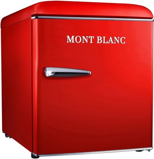 מקרר משרדי קטן Mont Blanc MBR-90DF-RED מונט בלנק רטרו אדום 46 ליטר עם מקפיא שקט במיוחד - יבואן רשמי – תמונה 2