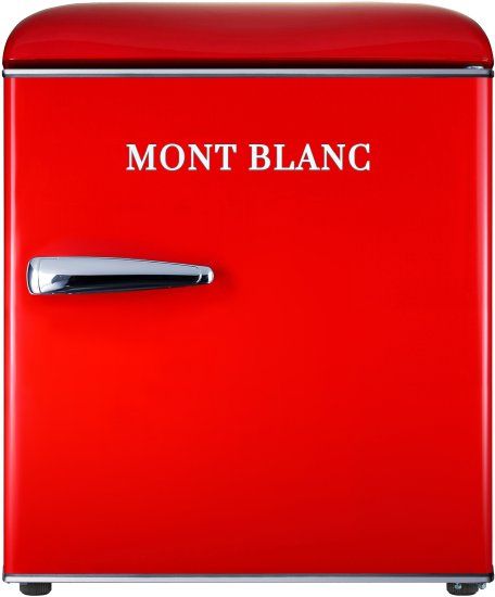 מקרר משרדי קטן Mont Blanc MBR-90DF-RED מונט בלנק רטרו אדום 46 ליטר עם מקפיא שקט במיוחד - יבואן רשמי – תמונה 3