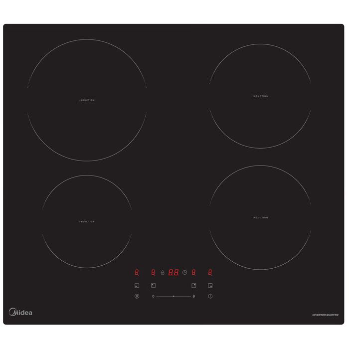כיריים אינדוקציה Midea MC-IF3554BJ1-A – חד פאזי 60 ס״מ עם 4 מוקדי בישול | יבואן רשמי-משלוח מהיר