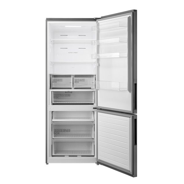Midea MDRB593FGL46D – מקרר 2 דלתות מקפיא תחתון 435 ליטר No Frost נירוסטה מוברשת | יבואן רשמי – תמונה 2