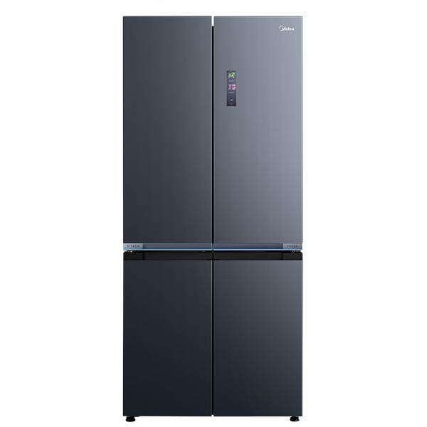 Midea MDRM706BIL70 מקרר 4 דלתות מקפיא תחתון מידאה קו אפס 515 ליטר 60 ס"מ INSTA FIT נירוסטה | שחורה רשמי – תמונה 9