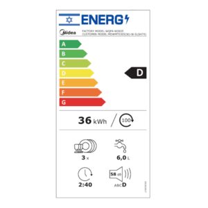 מדיח כלים מיני MIDEA MDWMT030S(W)-W-IL – קומפקטי חכם עם 3 מערכות כלים | יבואן רשמי-משלוח מהיר