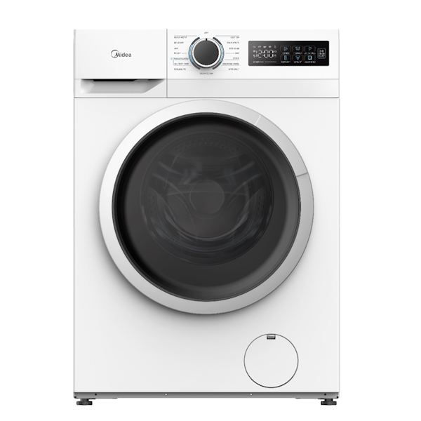 MIDEA MF110W80/W-IL – מכונת כביסה פתח קדמי 8 ק״ג 1400 סל"ד מידאה אינוורטר - יבואן רשמי