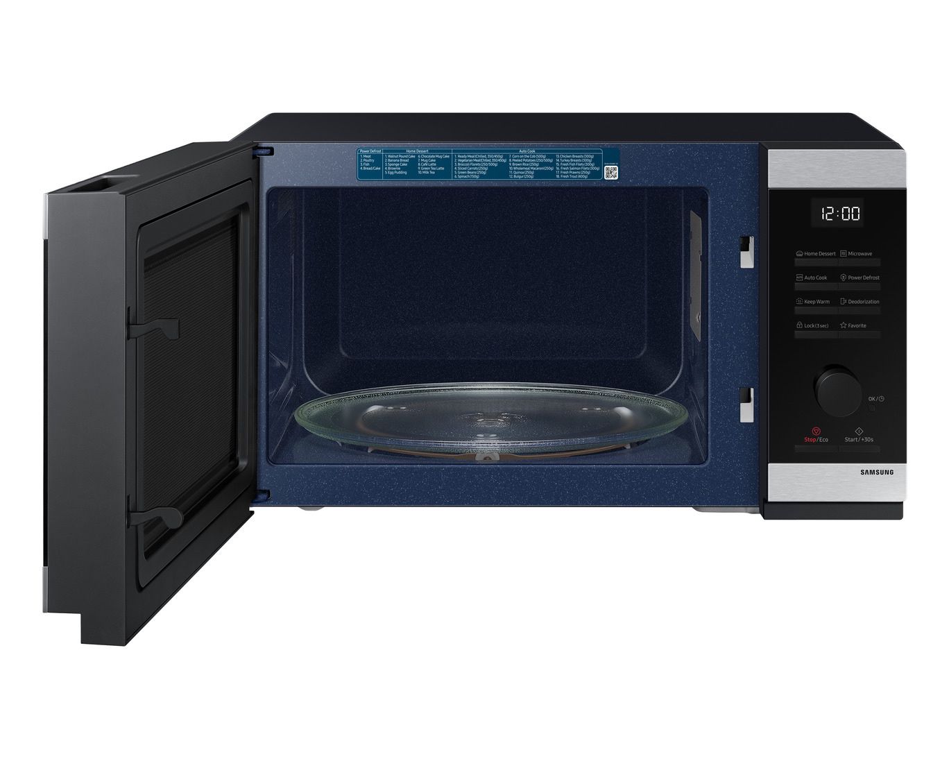 Samsung MS32DG4504ATLI - מיקרוגל 32 ליטר נירוסטה שחור עם Quick Defrost | יבואן רשמי – תמונה 7